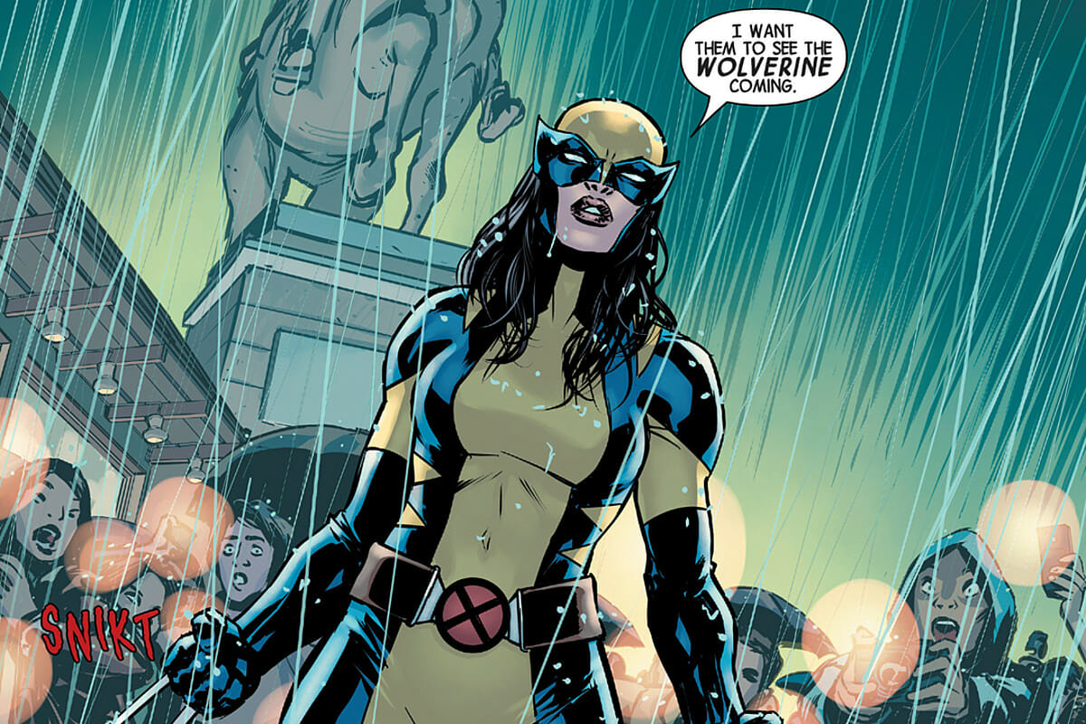 Laura Kinney assumiu manto do Wolverine