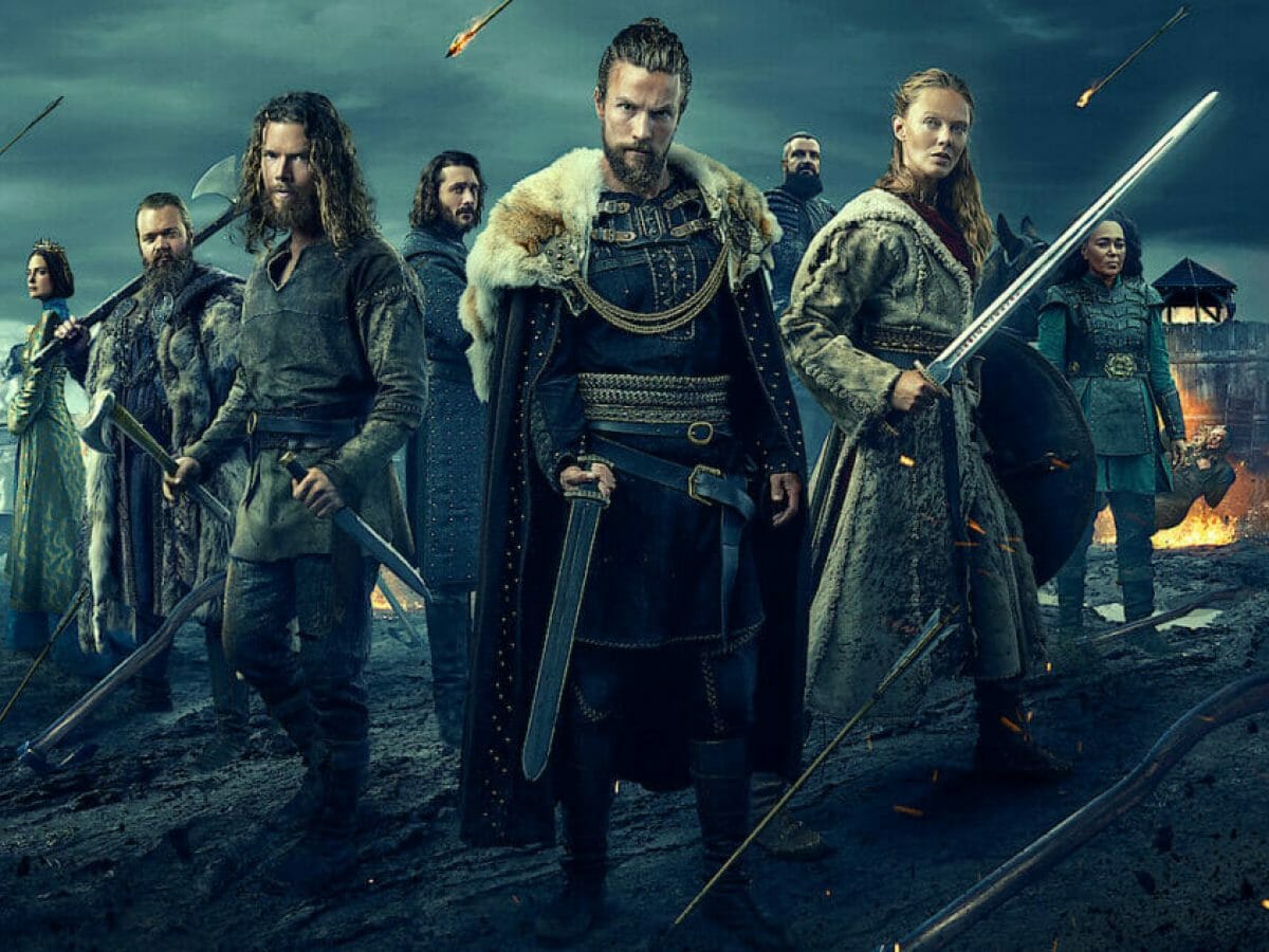 Pôster oficial da série Vikings: Valhalla, da Netflix