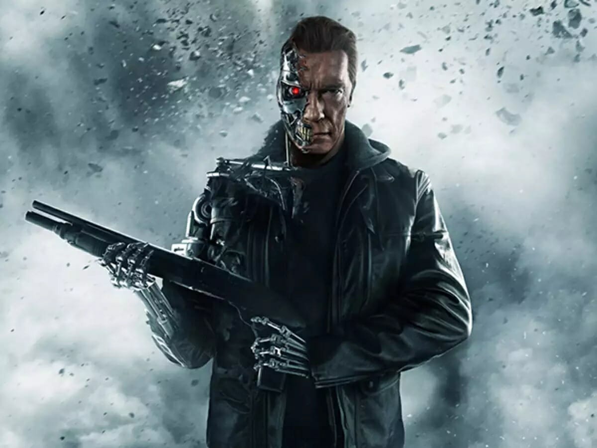 Arnold Schwarzenegger em O Exterminador do Futuro