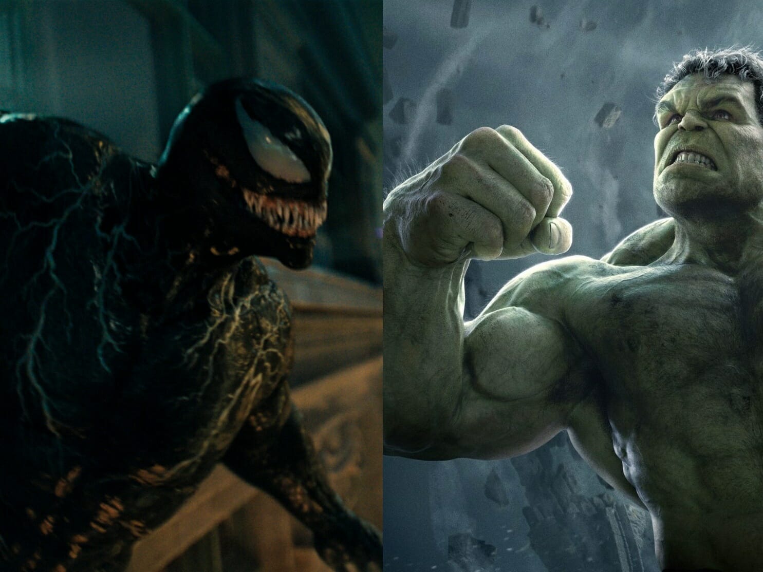 Venom e Hulk nos filmes