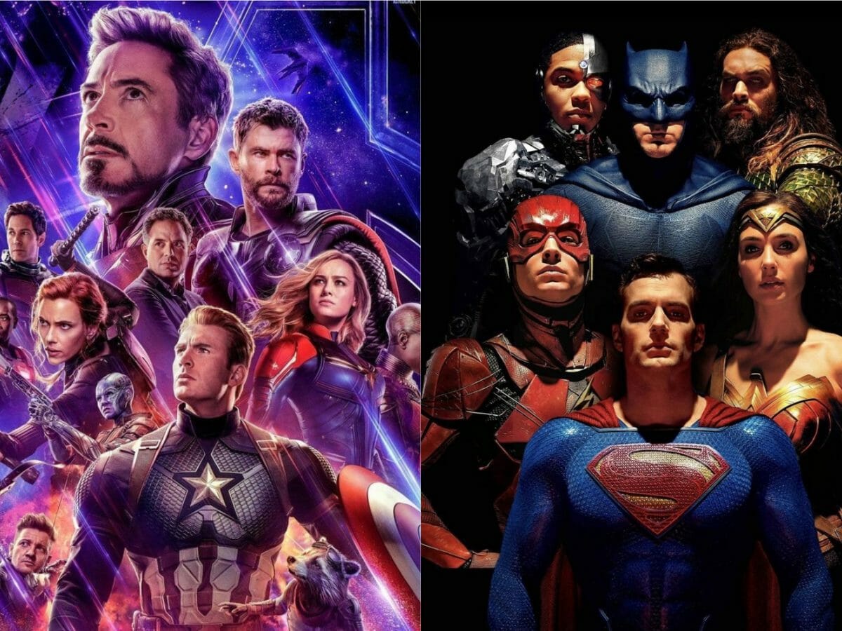 Vingadores, da Marvel, e Liga da Justiça, da DC