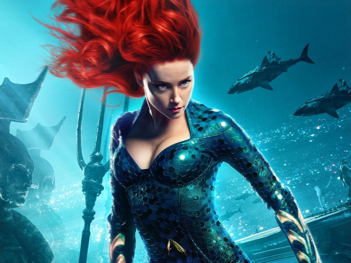 Amber Heard como Mera em Aquaman