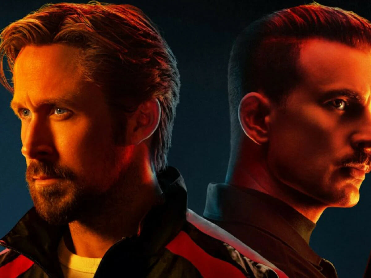 Ryan Gosling e Chris Evans no pôster de Agente Oculto