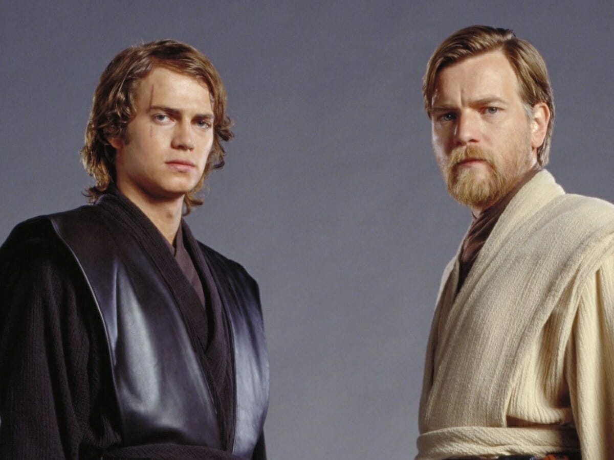 Anakin e Kenobi, de Star Wars