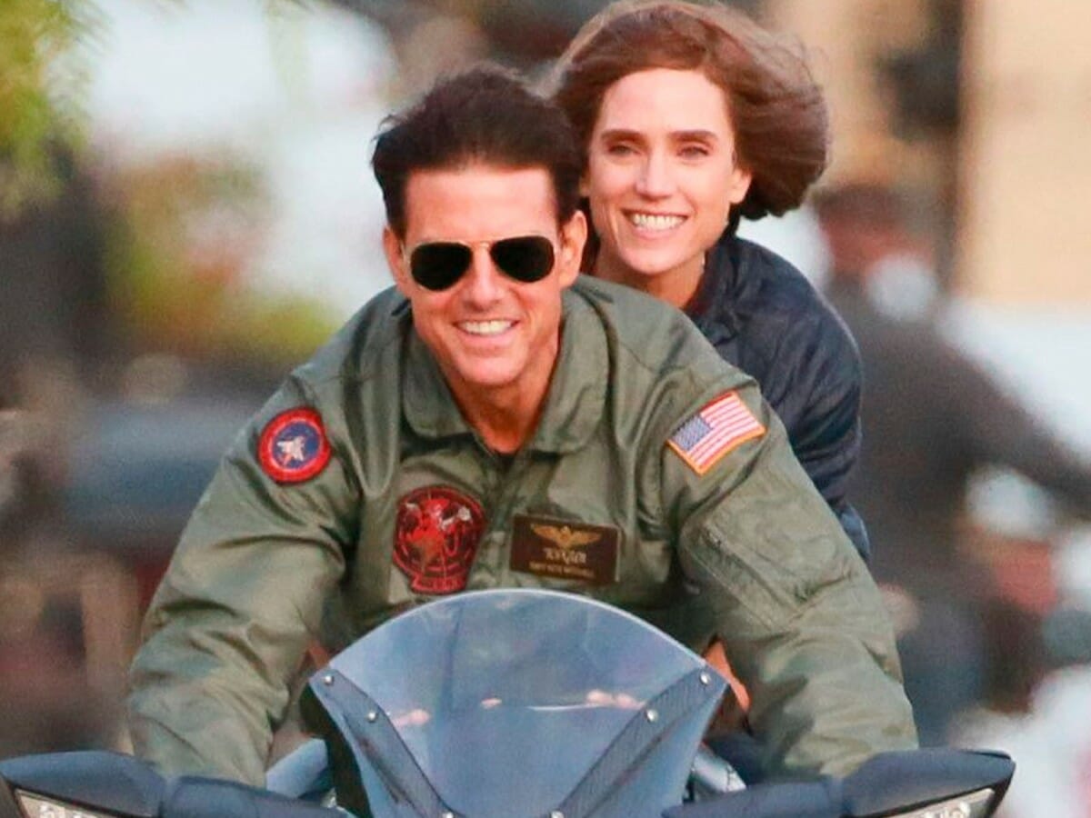 Tom Cruise e Jennifer Connely em Top Gun 2