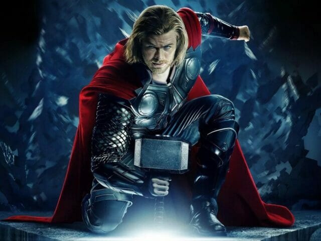 O herói Thor da Marvel